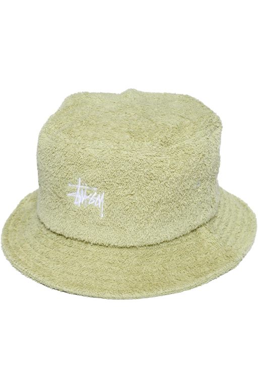 Stussy Mens Graffiti Terry Bucket Hats Green - NEHOJ7253